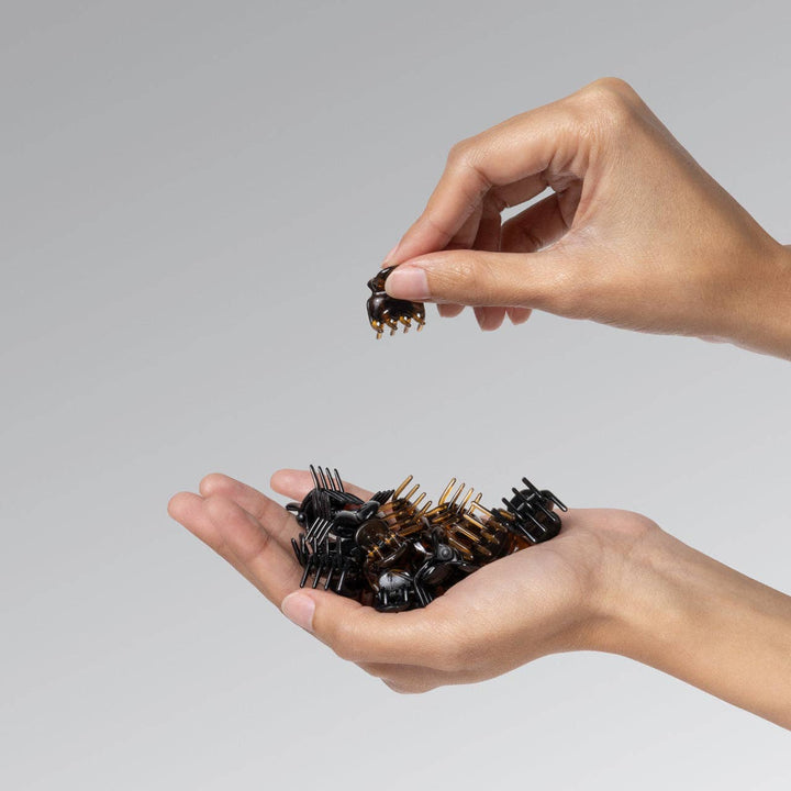 Black & Tort Micro Cloud Clips