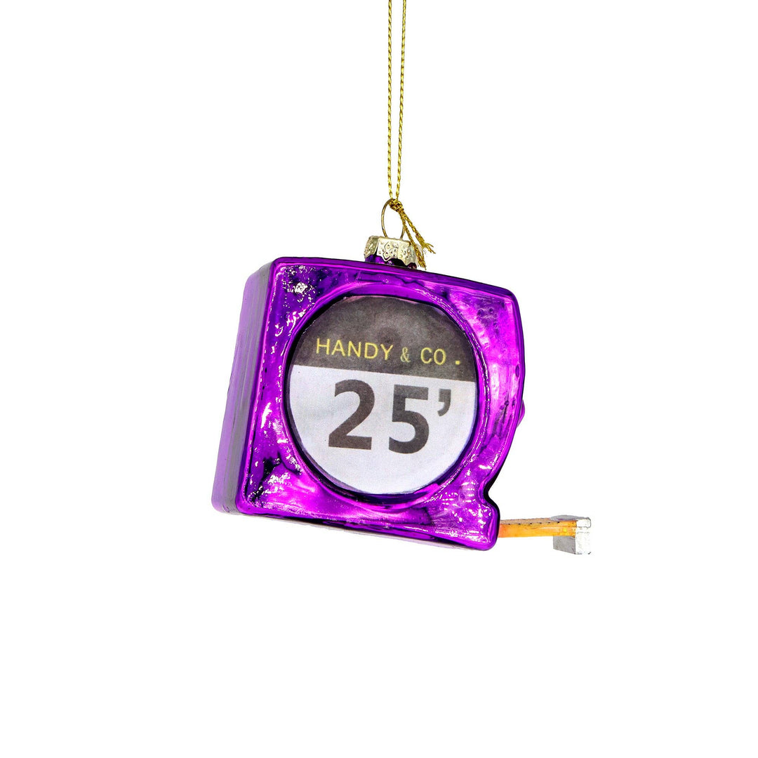 Purple Tape Measure Ornament