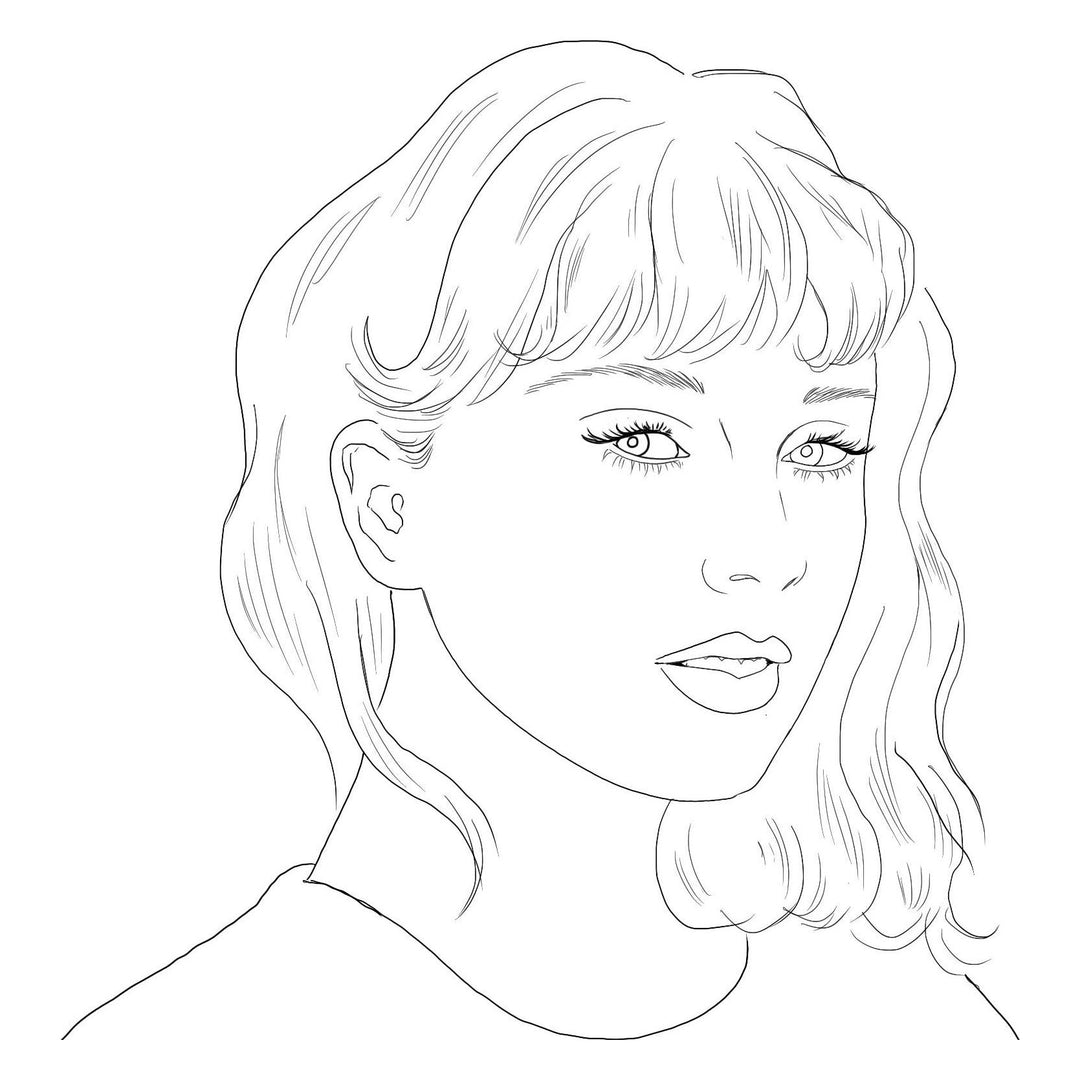 Taylor Swift Coloring book
