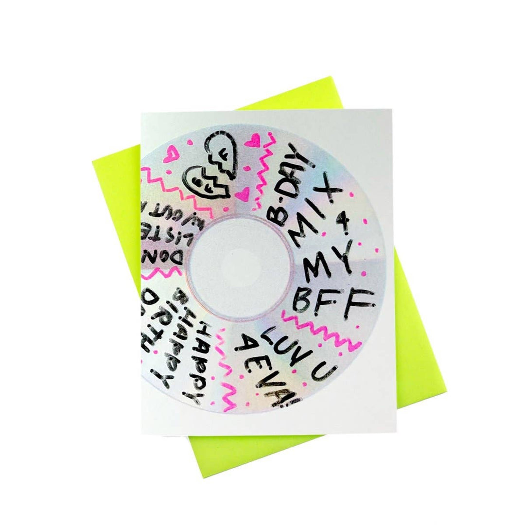 Burned CD Card