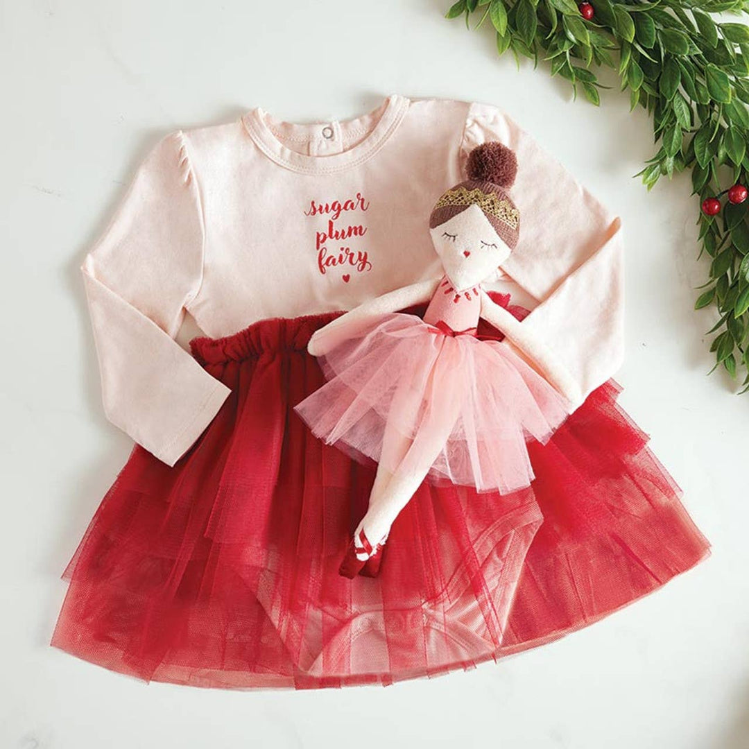 Pink Ballerina Plush Doll