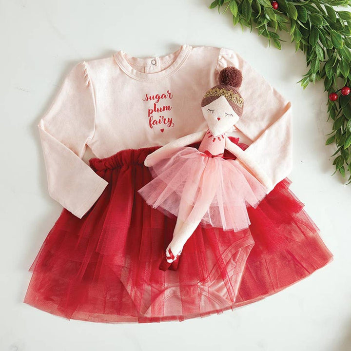 Pink Ballerina Plush Doll