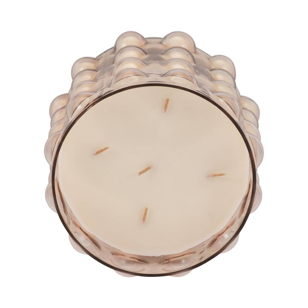 Peony and Blush Bubble Candle