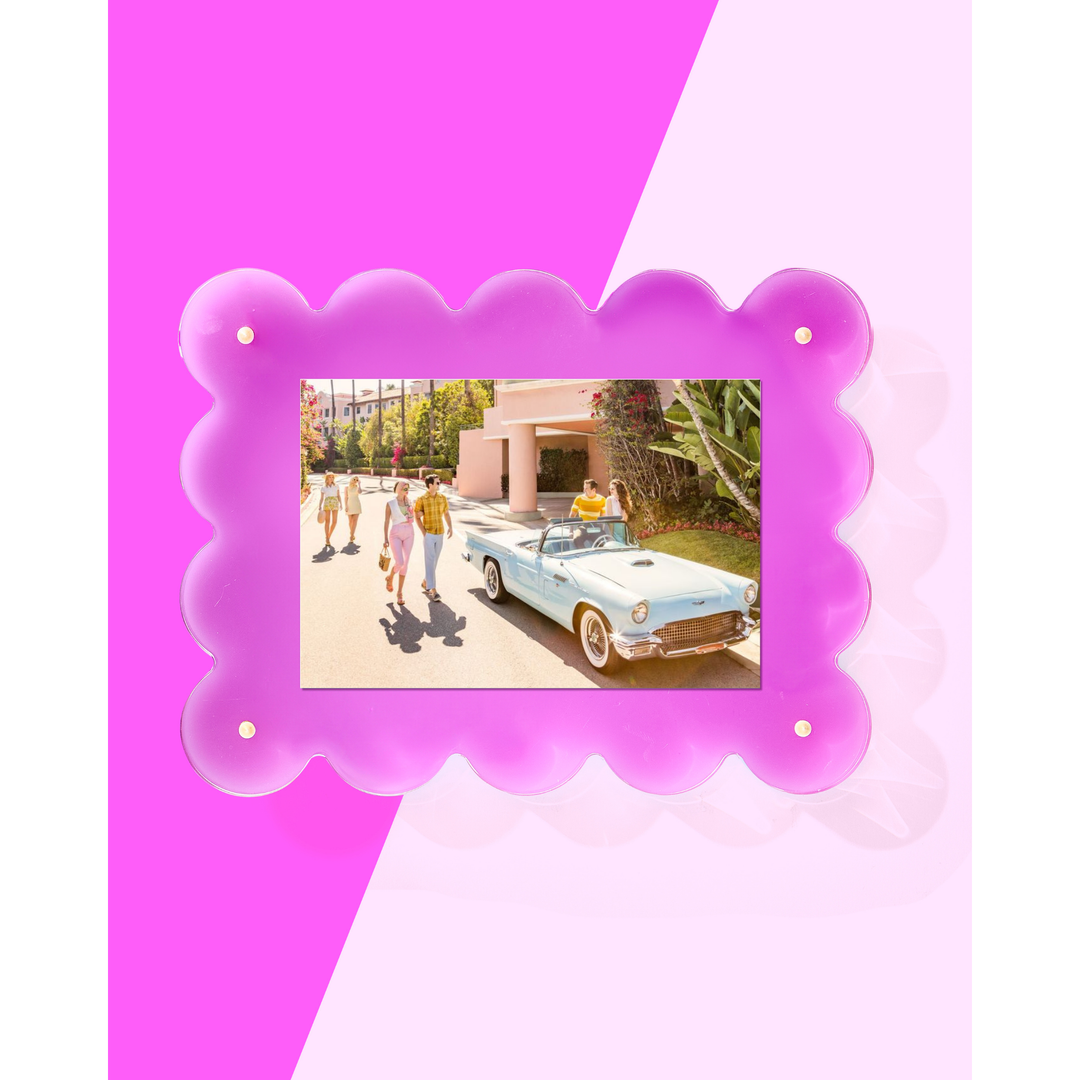 Fuchsia Acrylic Picture Frame