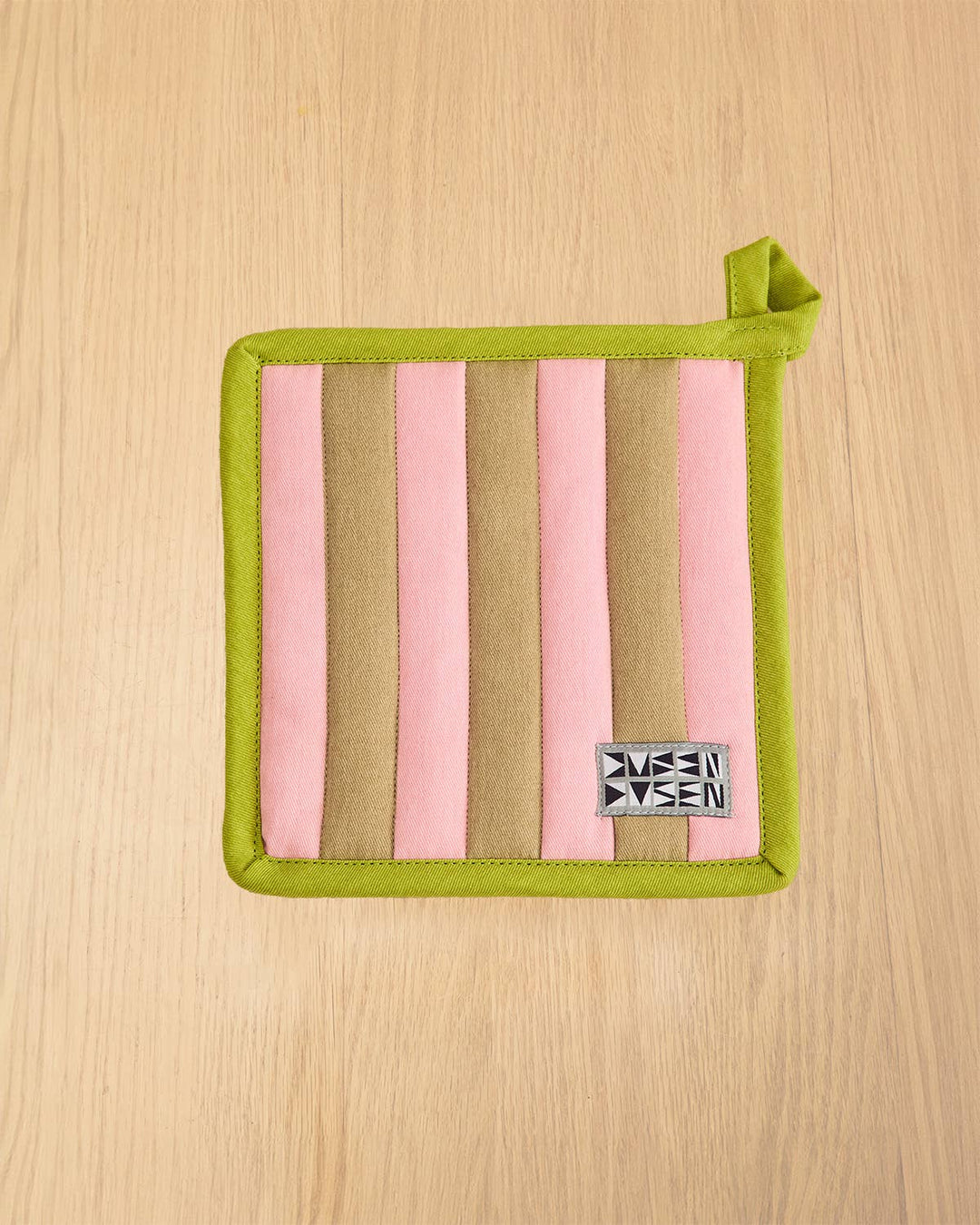 Ladybug Stripe Quilted Pot Holder