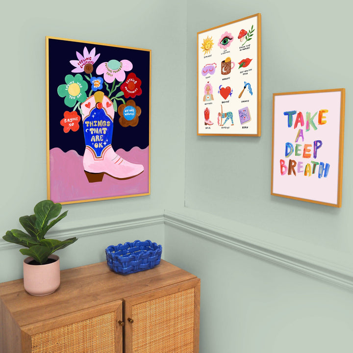 Take A Deep Breath Print
