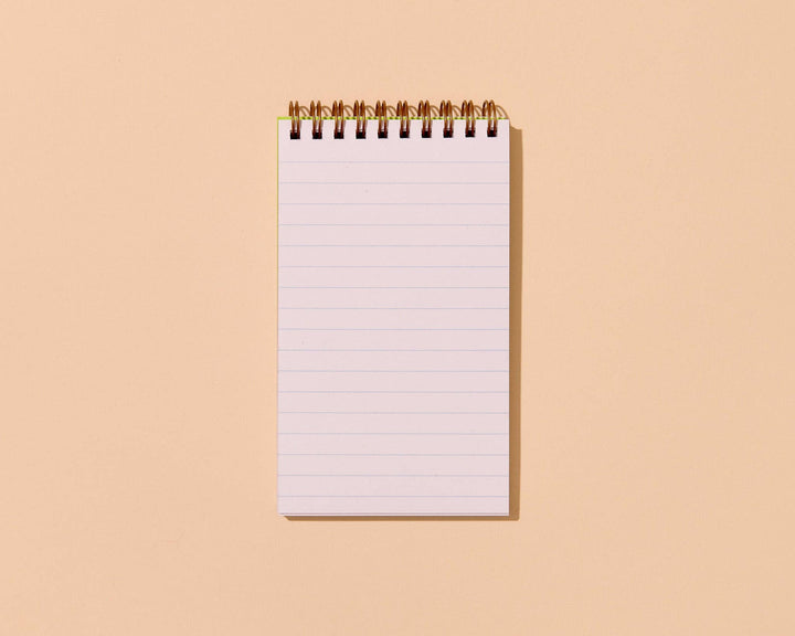 Blue/Green Stripe Spiral Notebook