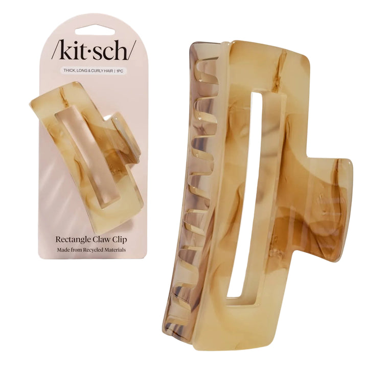 Jumbo Claw Clip - Chocolate Marble