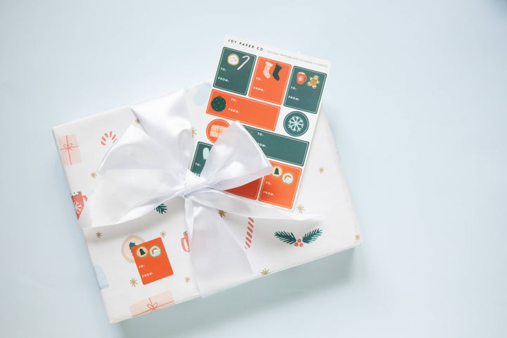 Holiday Dogs Gift Sticker Sheet