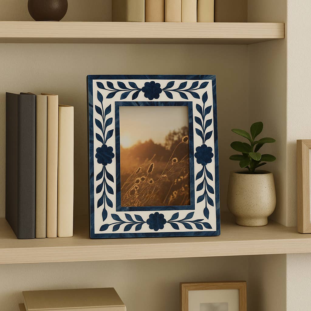 Wood Floral Petals Frame