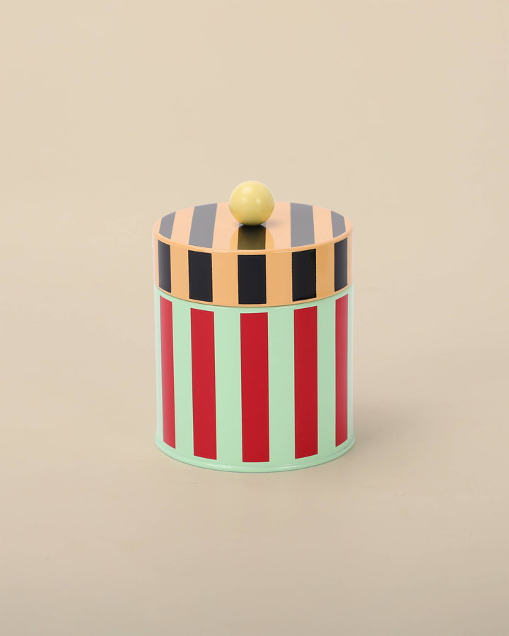 Stripe Metal Canisters