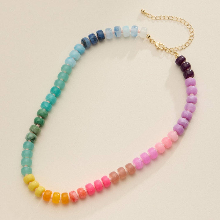 Multicolor Colorful Beaded Necklace
