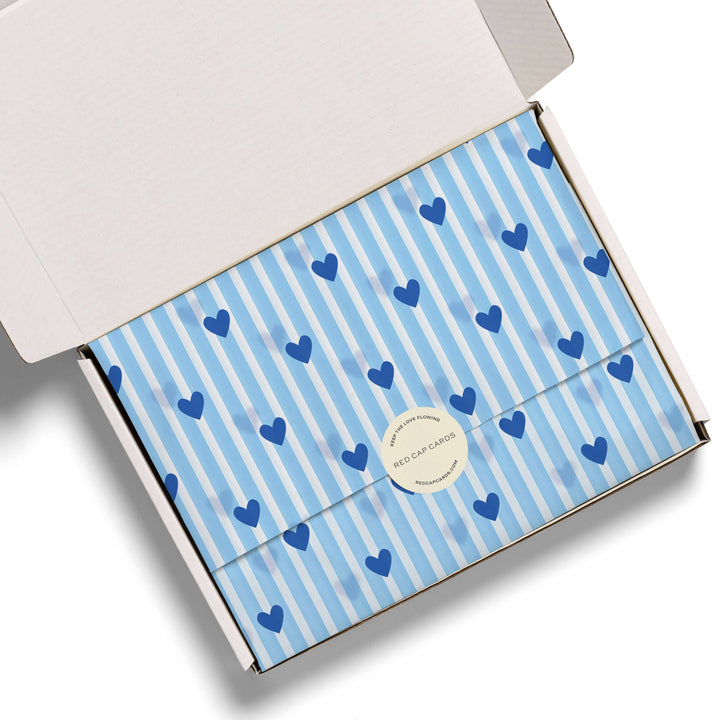 Blue Hearts Tissue