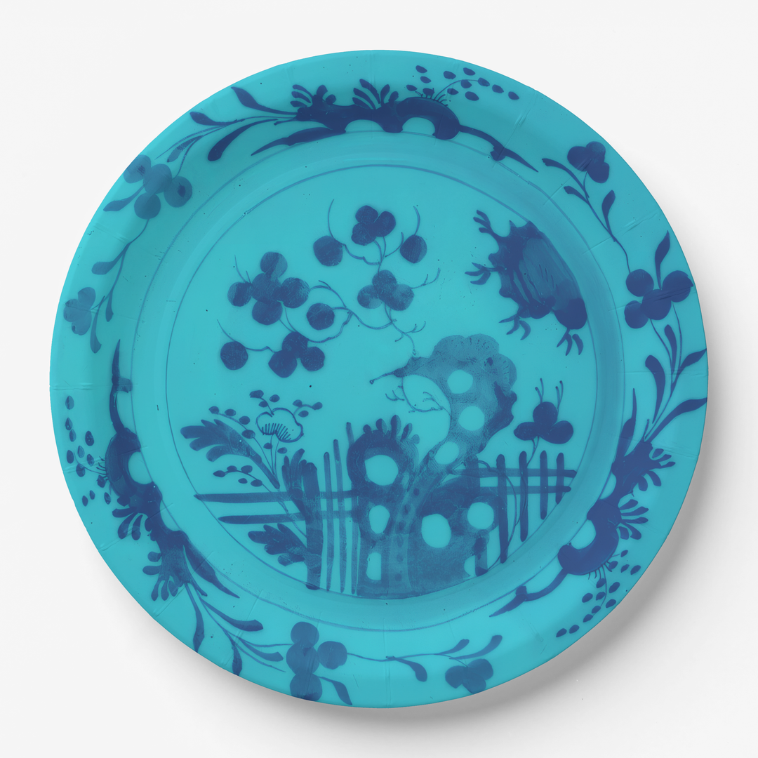 La Chinoiserie Lagoon Paper Plate
