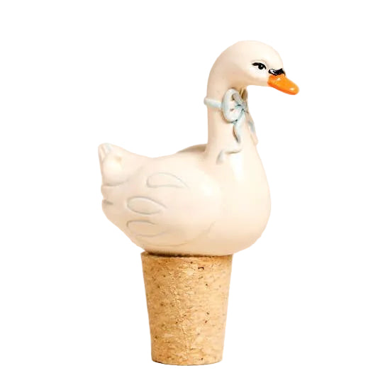 Swan Cork Bottle Stopper