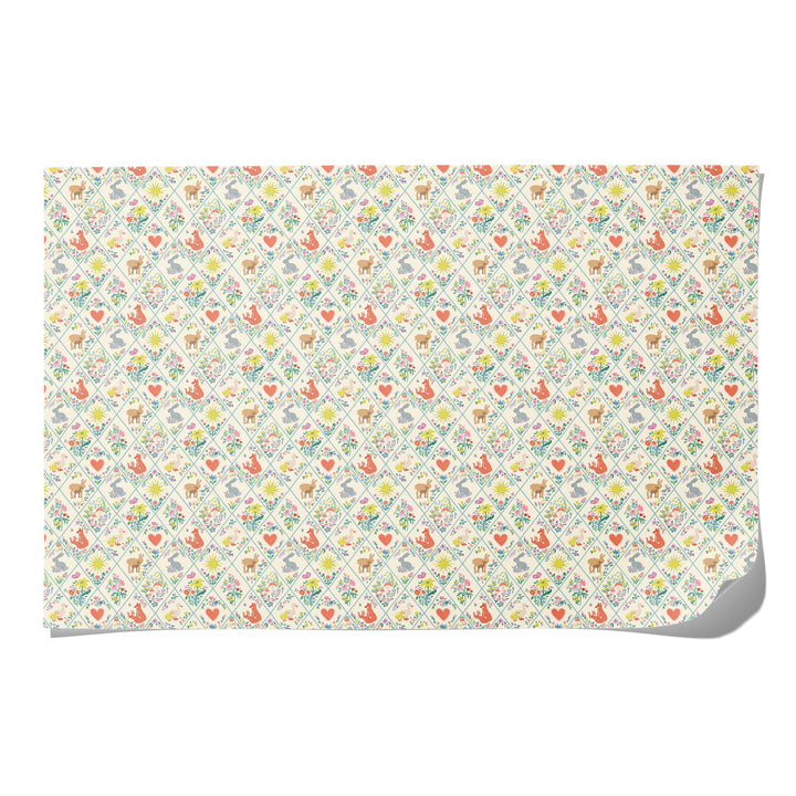 Woodland Critters Wrapping Paper