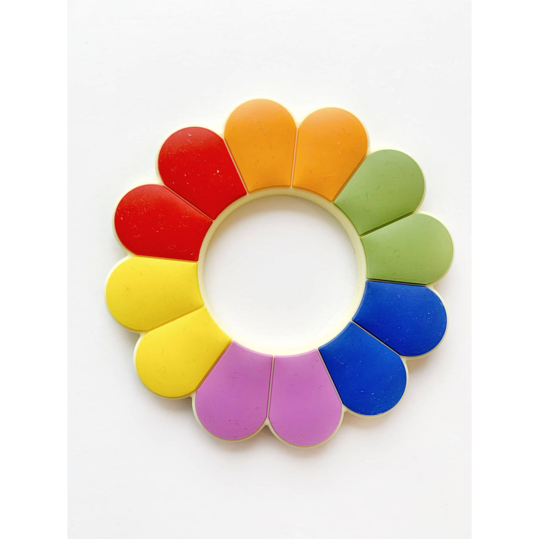 Colorful Flower Silicone Teether