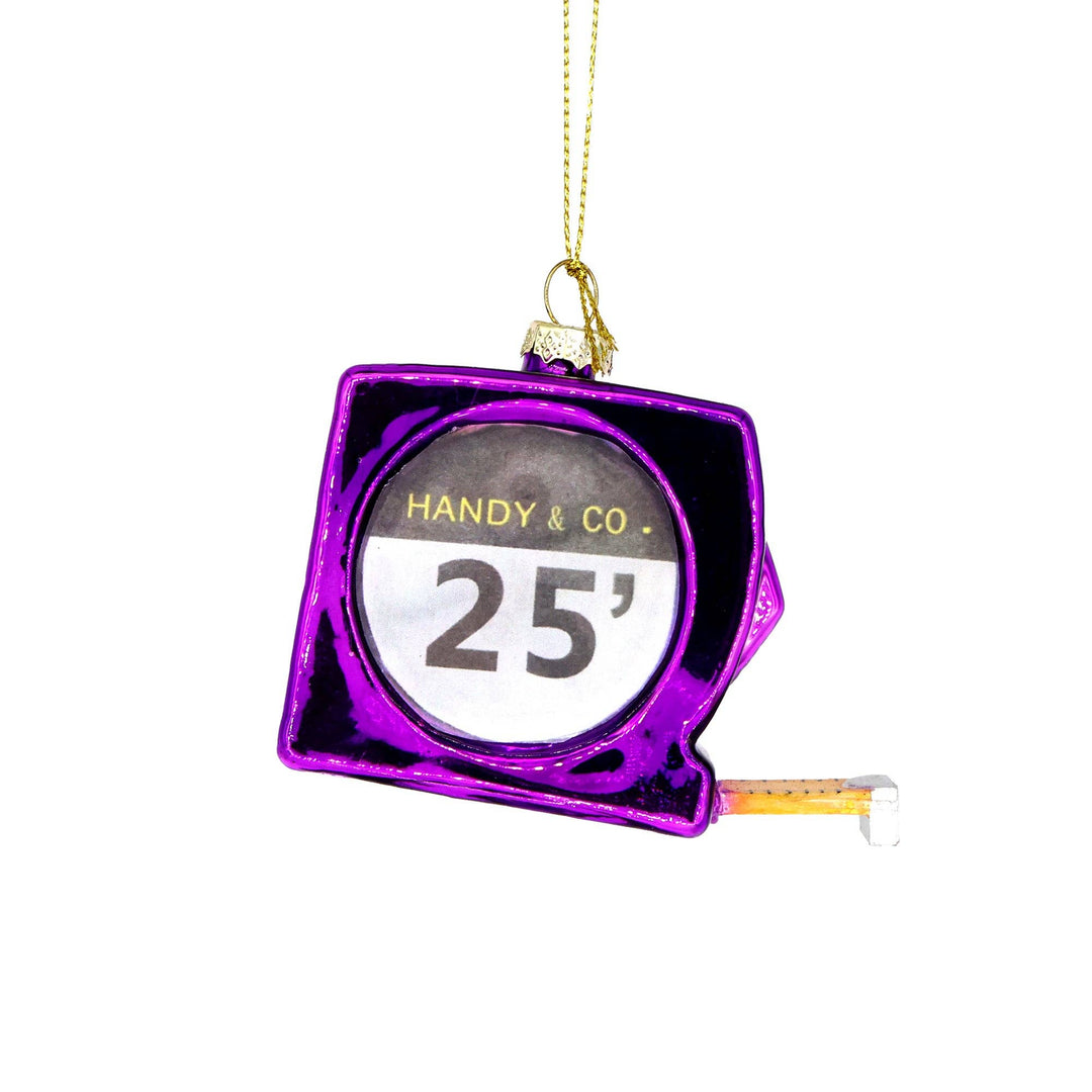 Purple Tape Measure Ornament