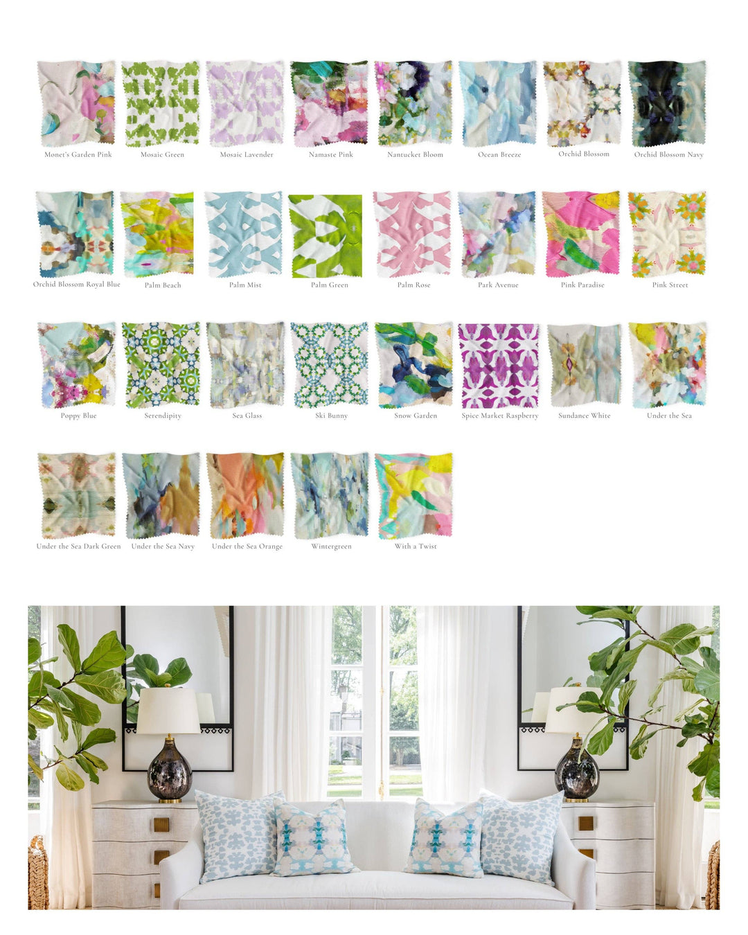 Fabric Swatch Rings: LP Signature Patterns (80 Swatches)