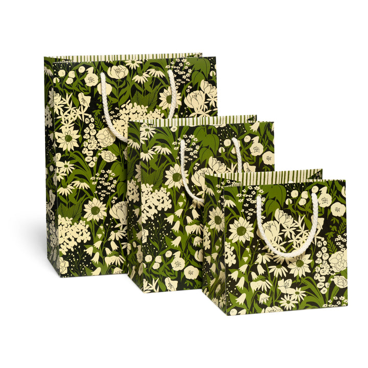 Medium Olive Wild Gift Bag