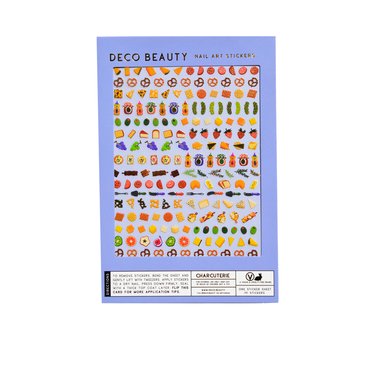 Charcuterie Nail Art Stickers