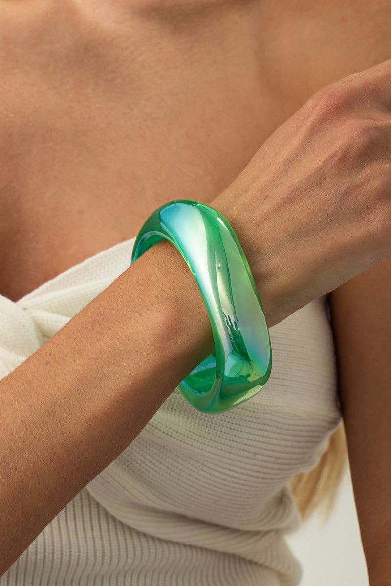 Iridescent Bracelet: White