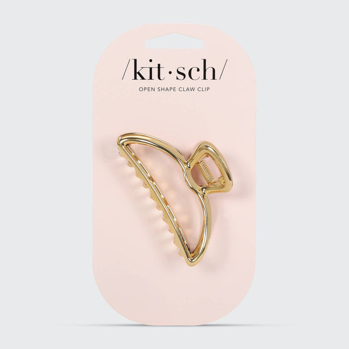 Gold Open Shape Claw Clip