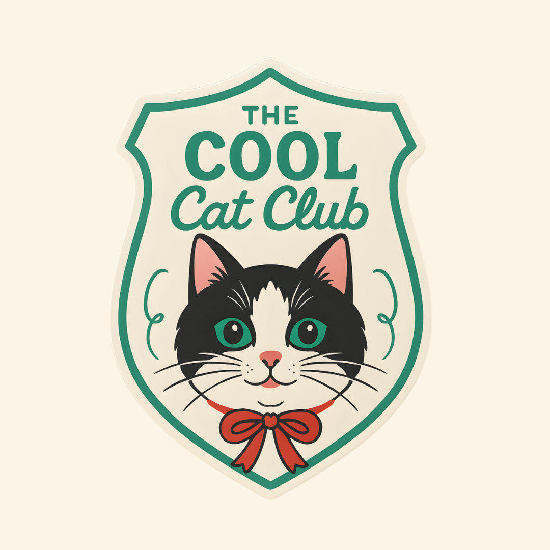 Cool Cat Club Sticker