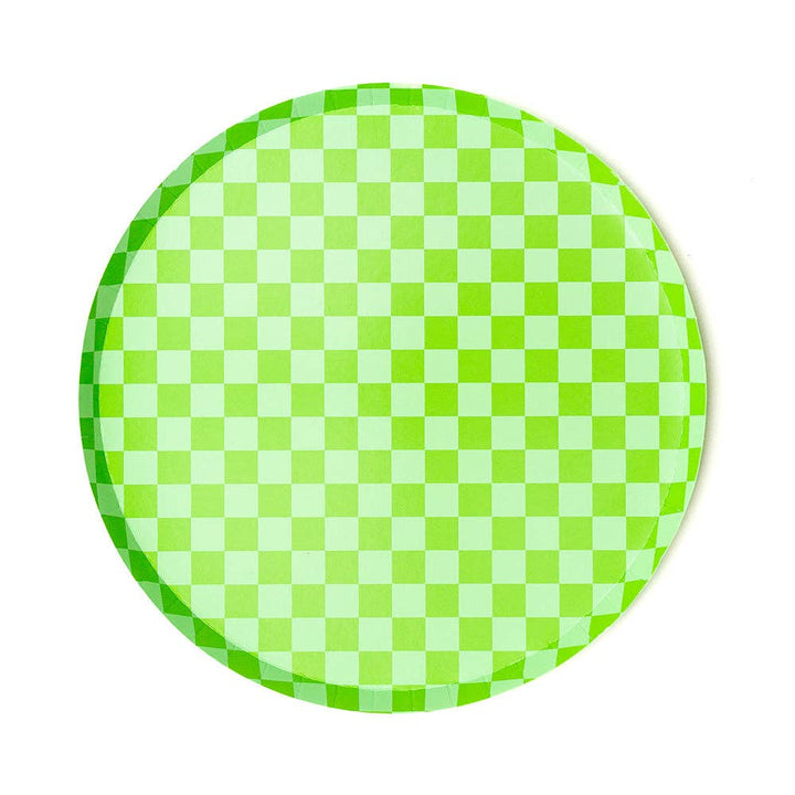Out of the Blue Checkered Dessert Plates