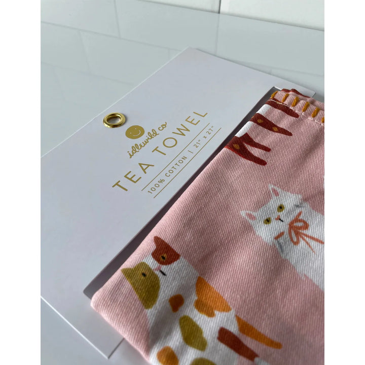 Cats Tea Towel
