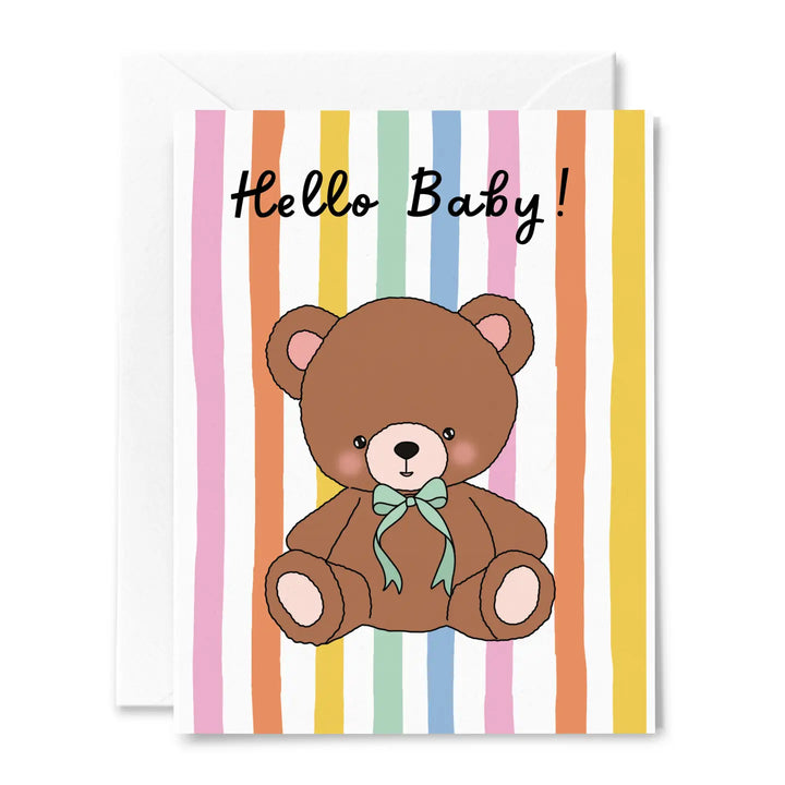 Hello Baby Bear Card