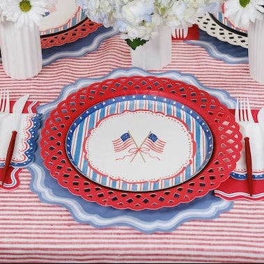 Patriotic Dessert Plates