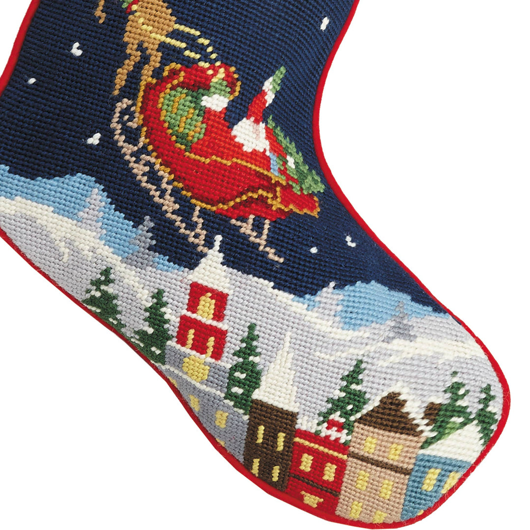 Santa And Reindeers Stocking