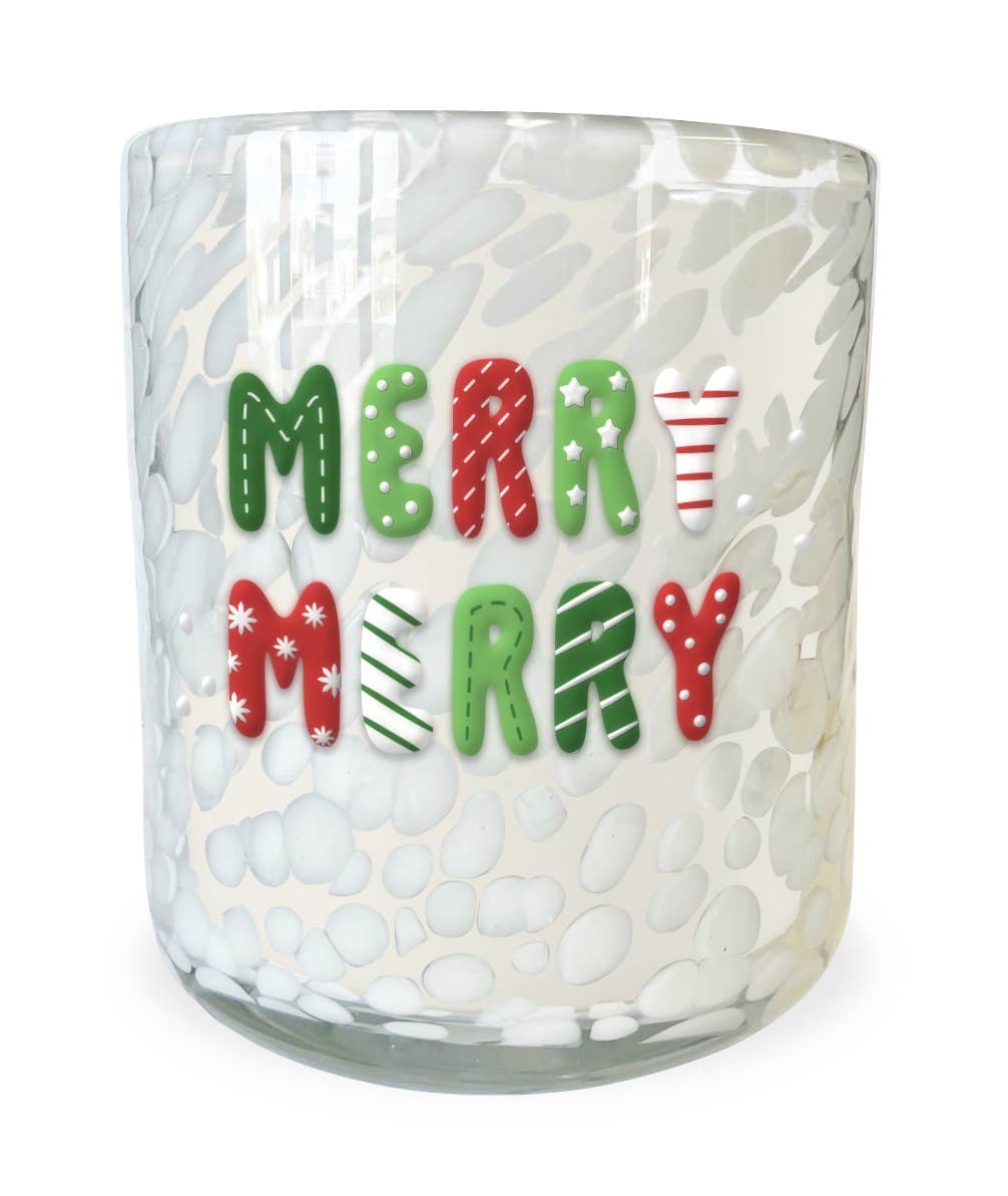 Merry Merry Icon Candle