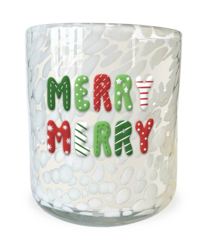 Merry Merry Icon Candle