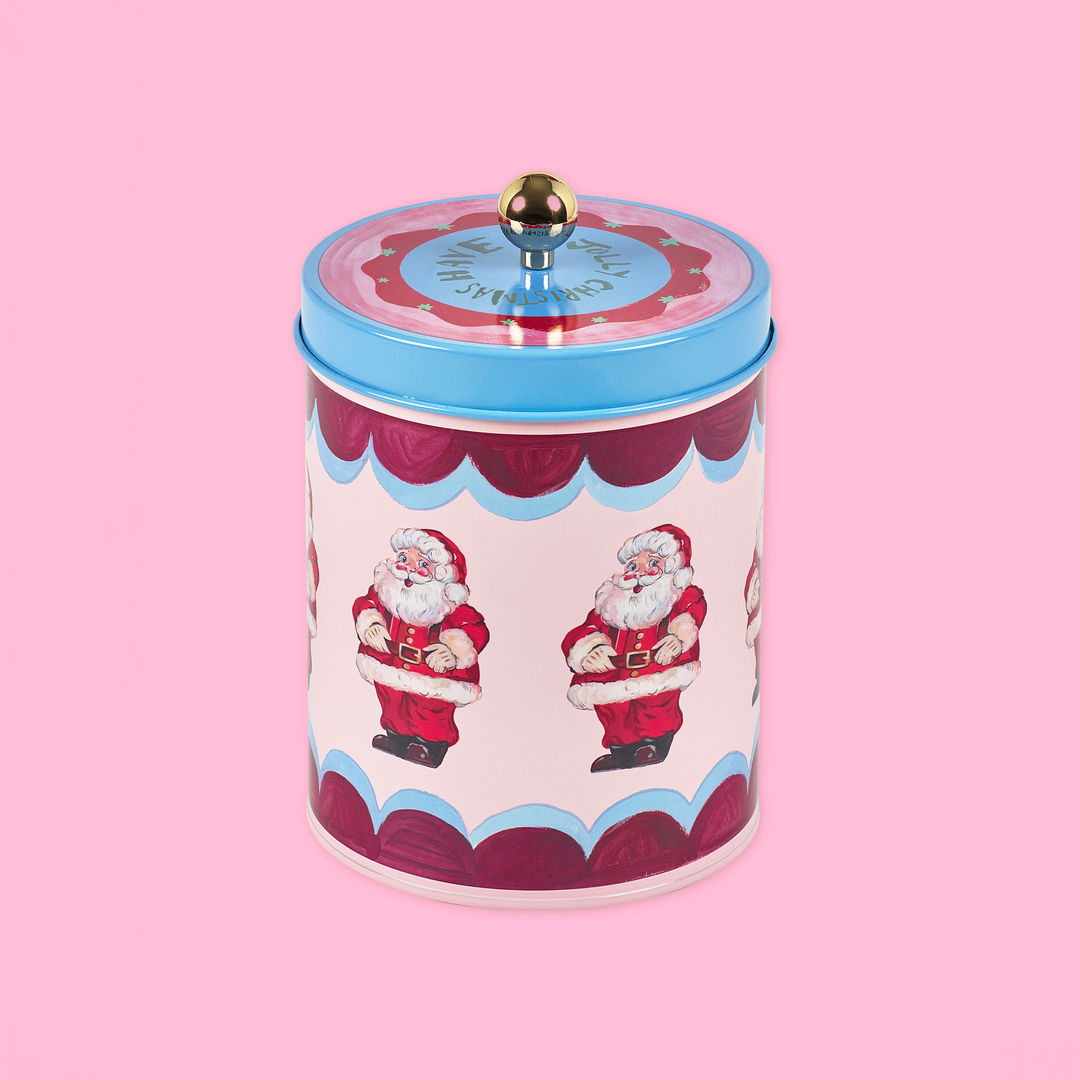 Jolly Santa Tin