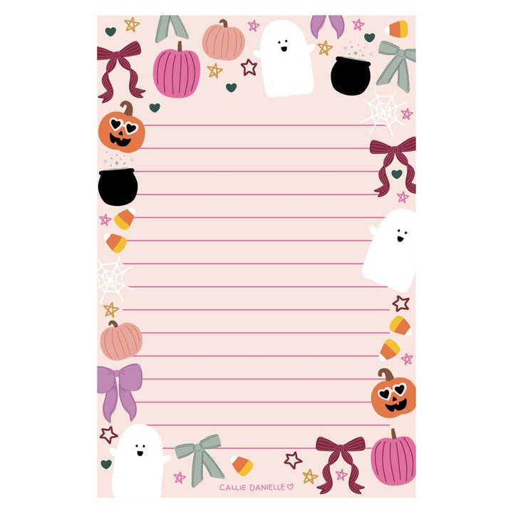 Halloween Coquette Notepad