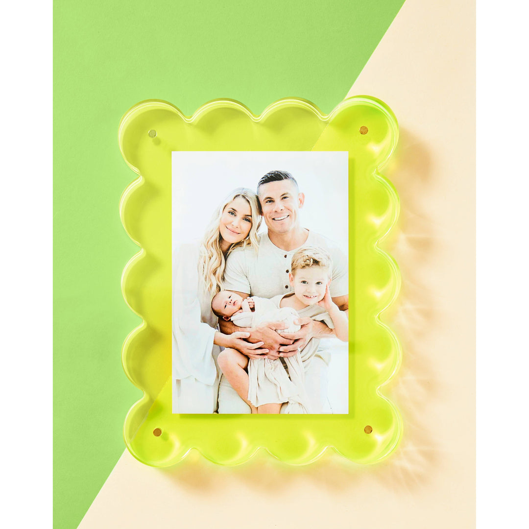 Neon Lime Acrylic Picture Frame