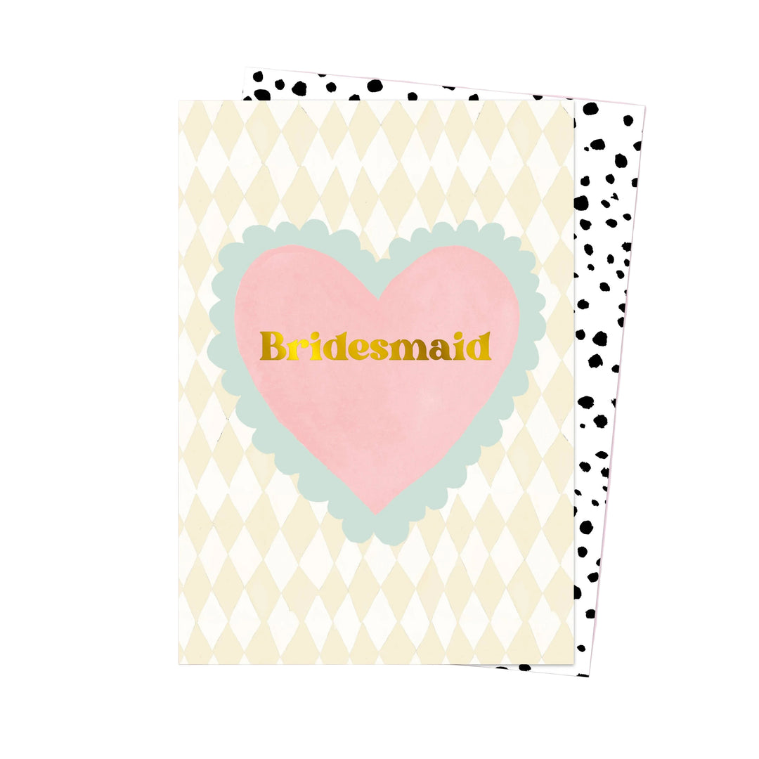 Bridesmaid Heart Card