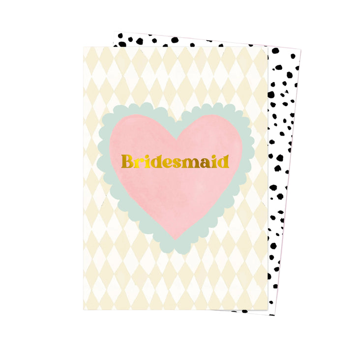 Bridesmaid Heart Card
