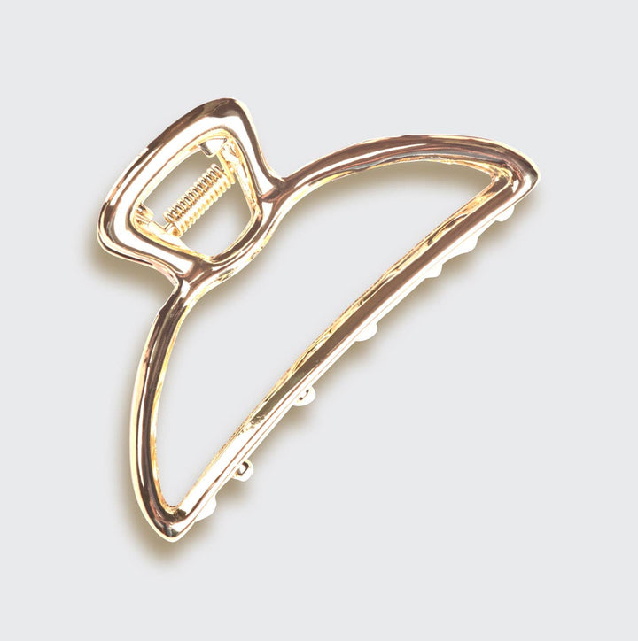Gold Open Shape Claw Clip