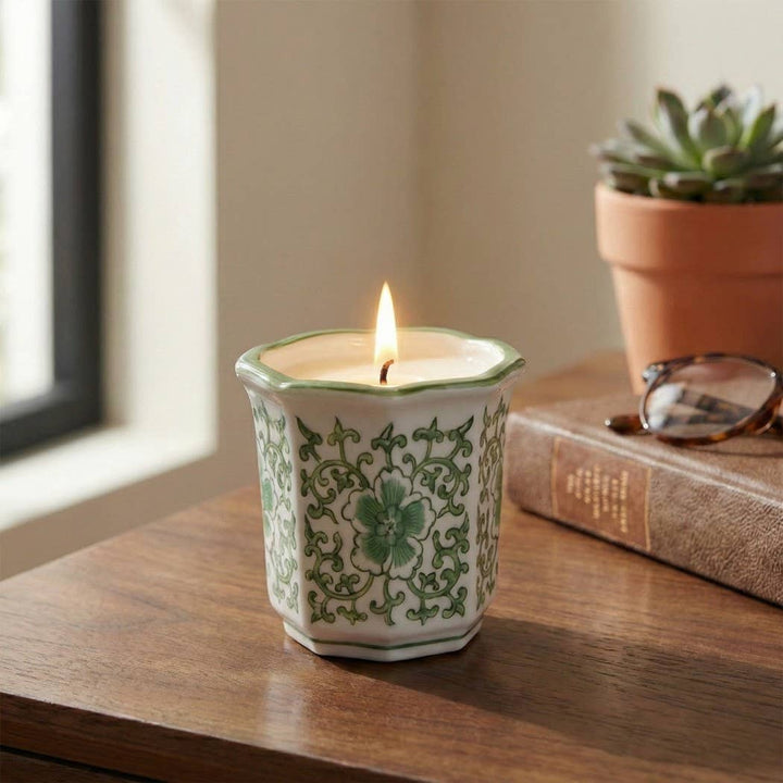 Plumeria Green Candle