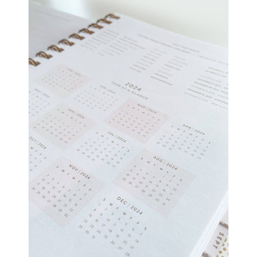 Great Year 2024 Spiral Bound Planner