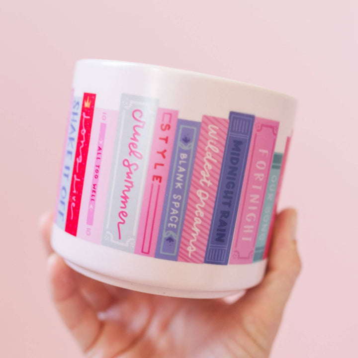 Book Tour Bookshelf Ceramic Mug
