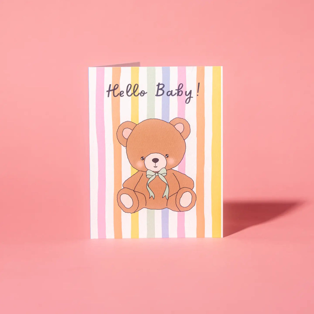 Hello Baby Bear Card