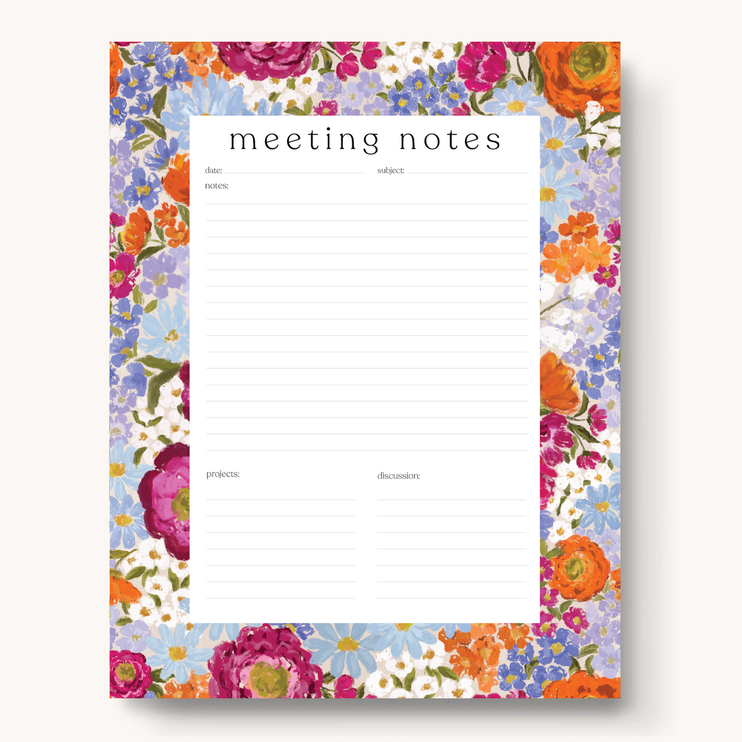 Primavera Meeting Notepad