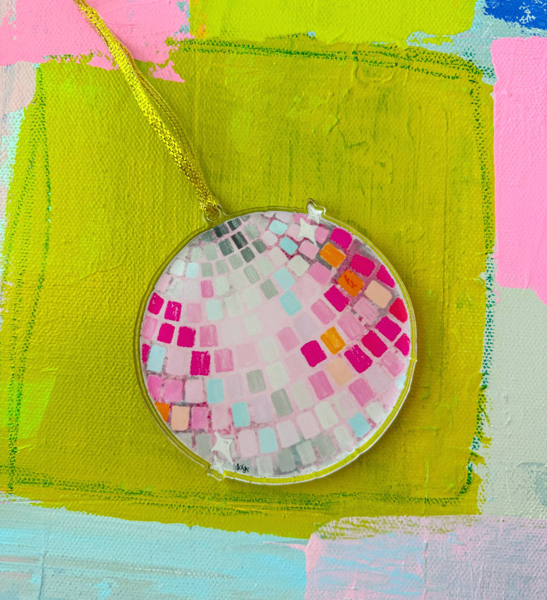 Disco Ball Acrylic Ornament