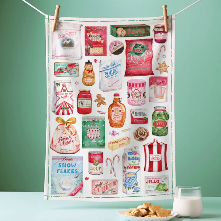 Santa's Pantry Tea Towel