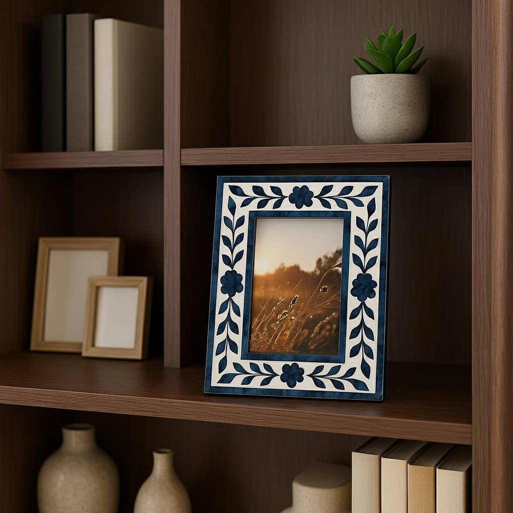 Wood Floral Petals Frame