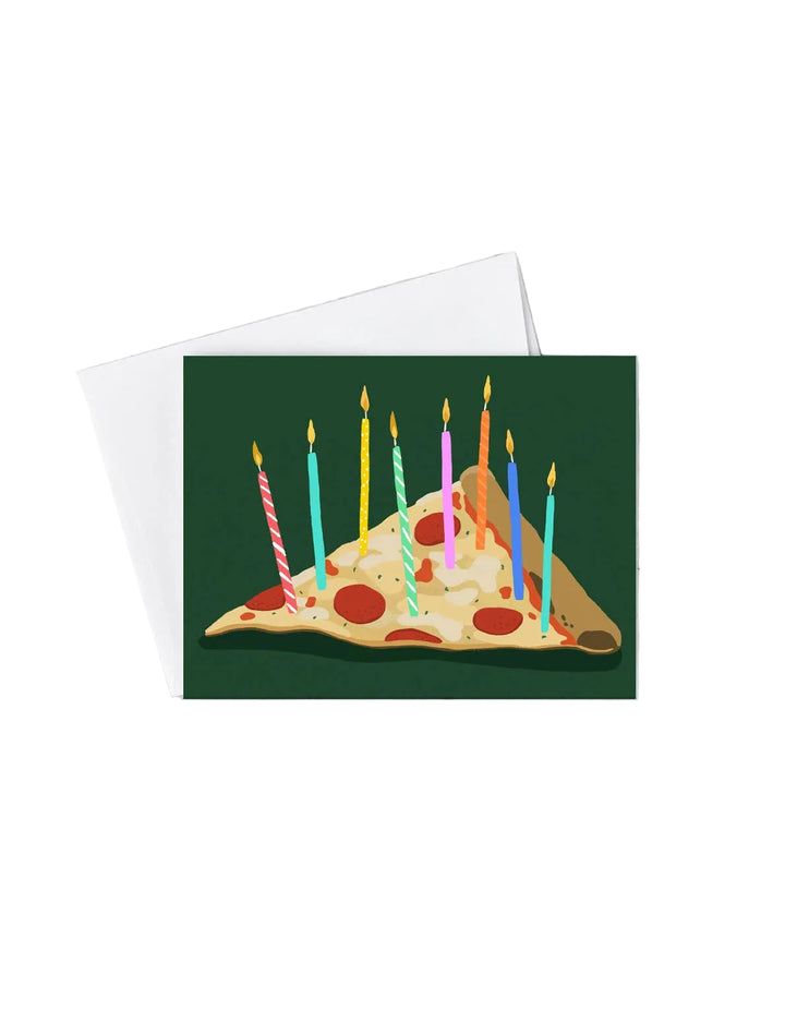 Pizza Birthday Card